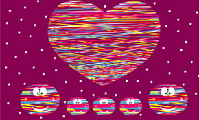 Valentines day in outer space